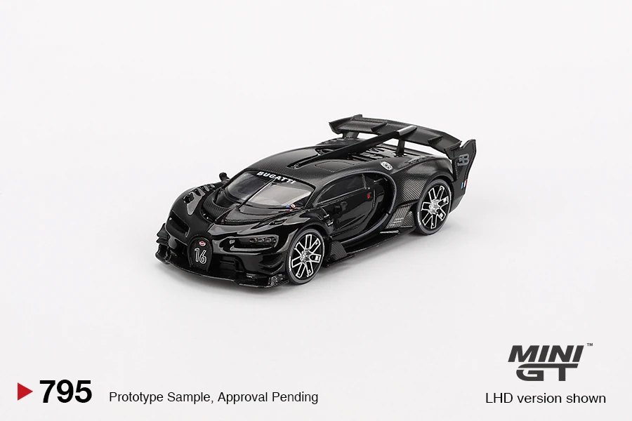 Hot Wheels Bugatti Vision Gran Tourismo Black