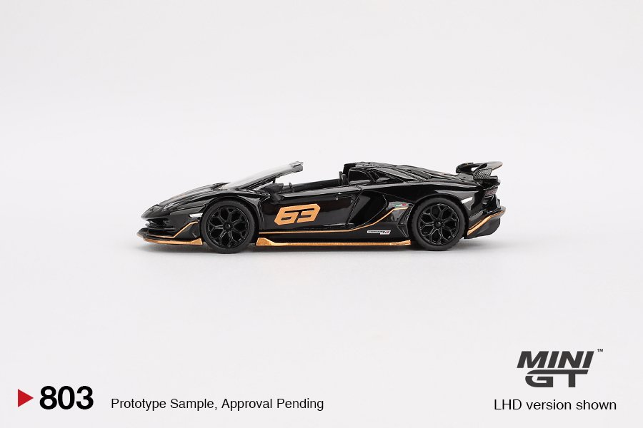 2024 Lamborghini Aventador SVJ 63 Roadster Black: Image 3
