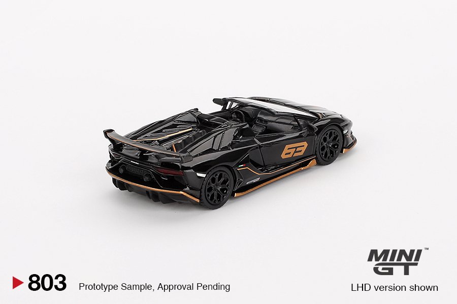 2024 Lamborghini Aventador SVJ 63 Roadster Black: Image 4