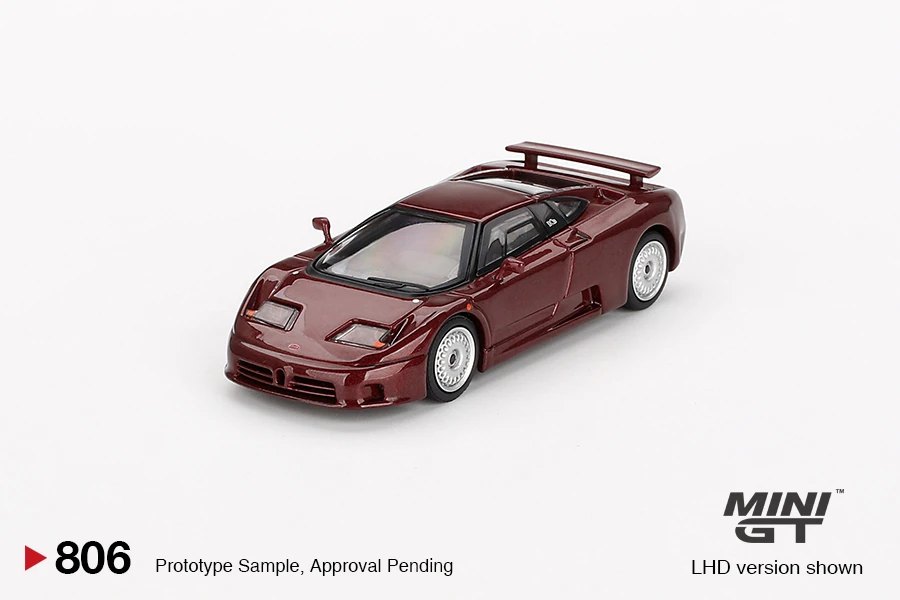 Hot Wheels Bugatti EB110 GT Dark Red Metallic