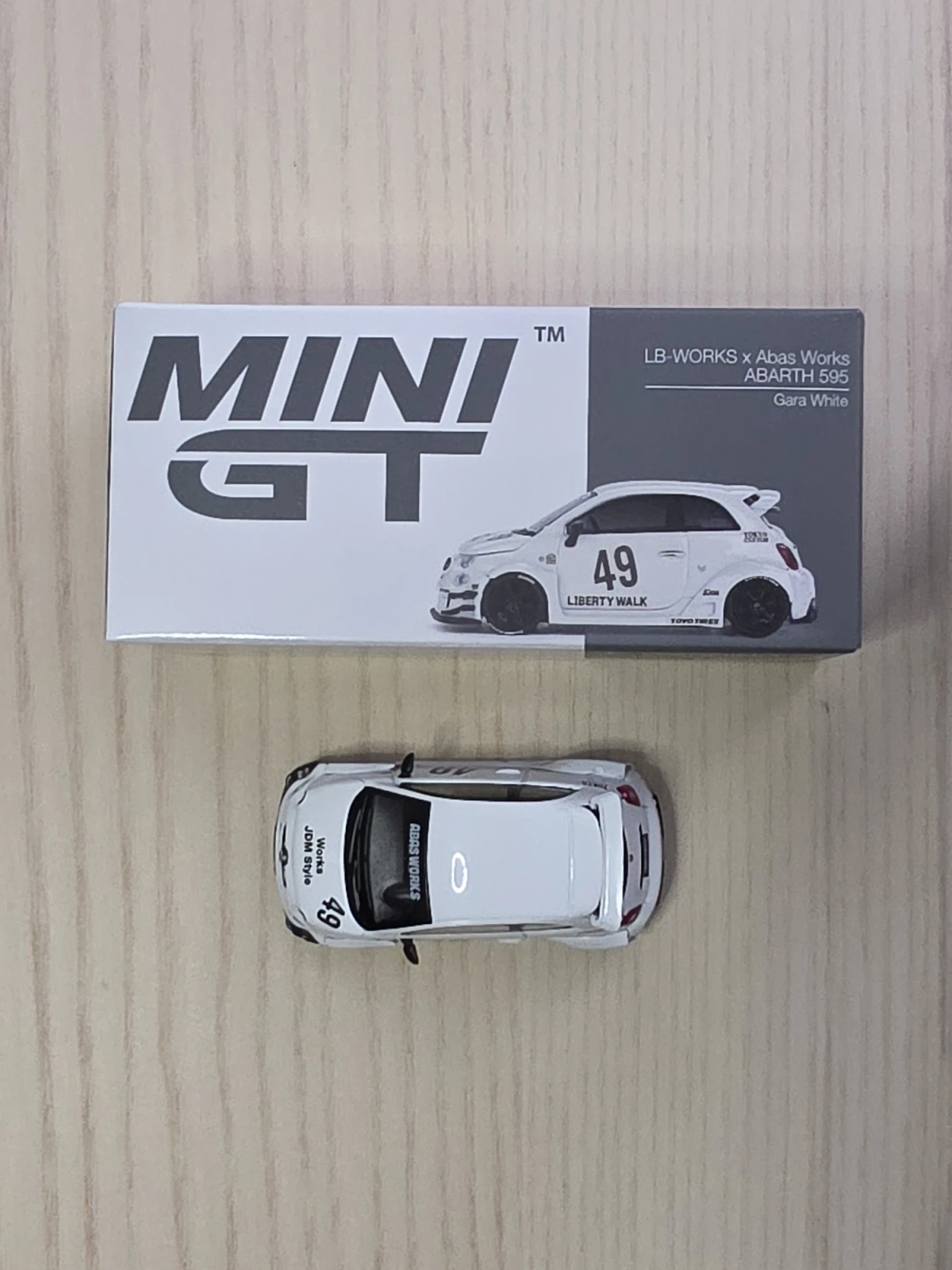 2024 LB-Works x Abas Works ABARTH 595 Gara White White: No Package: Image 5