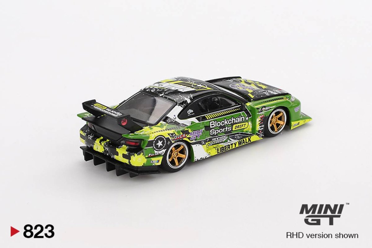 2025 Nissan LB-Super Silhouette S15 SILVIA #555 V2 2024 Formula Drift Japan Green: Image 4