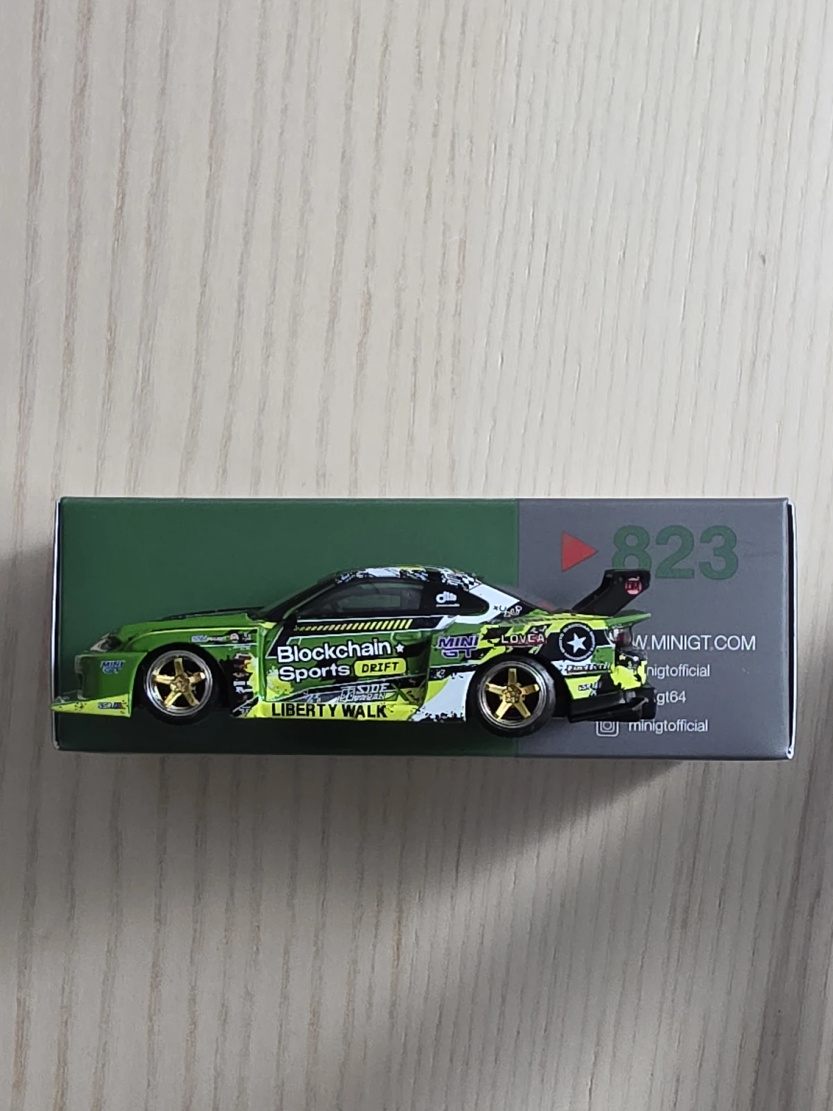2025 Nissan LB-Super Silhouette S15 SILVIA #555 V2 2024 Formula Drift Japan Green: No Package: Image 7