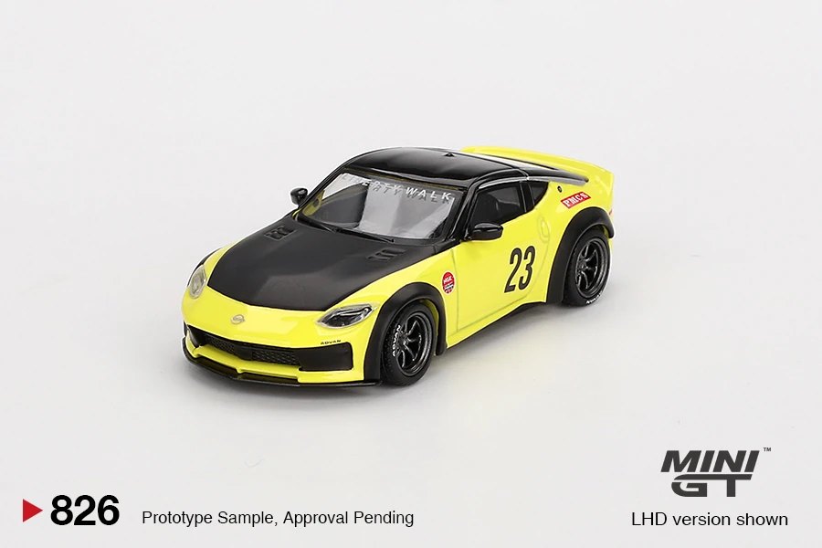 Hot Wheels Nissan Z LB-Nation Works Ikazuchi Yellow