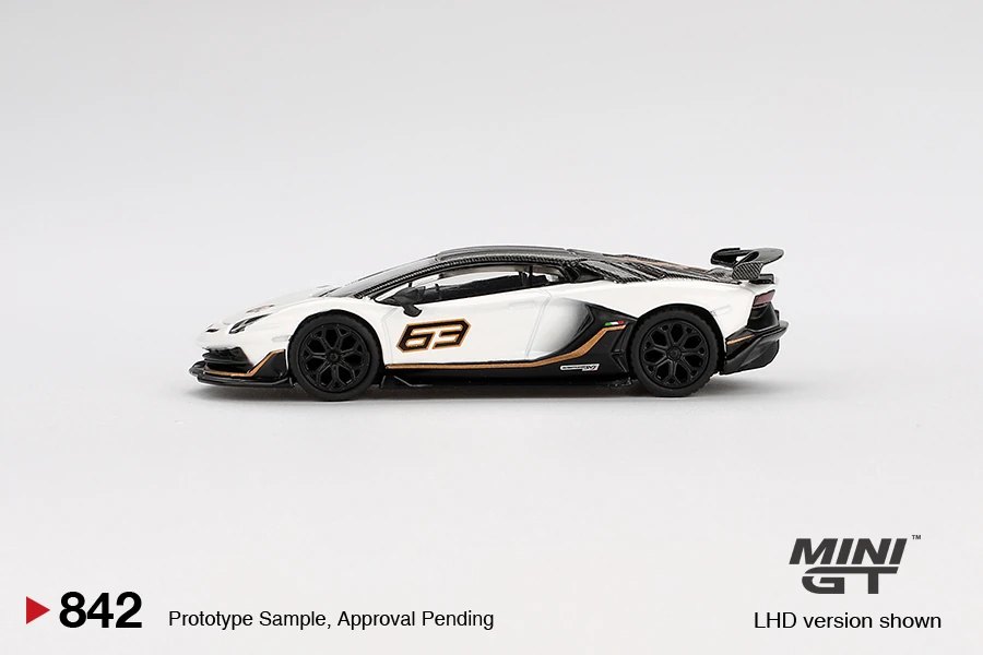 2024 Lamborghini Aventador SVJ 63 White: Image 5