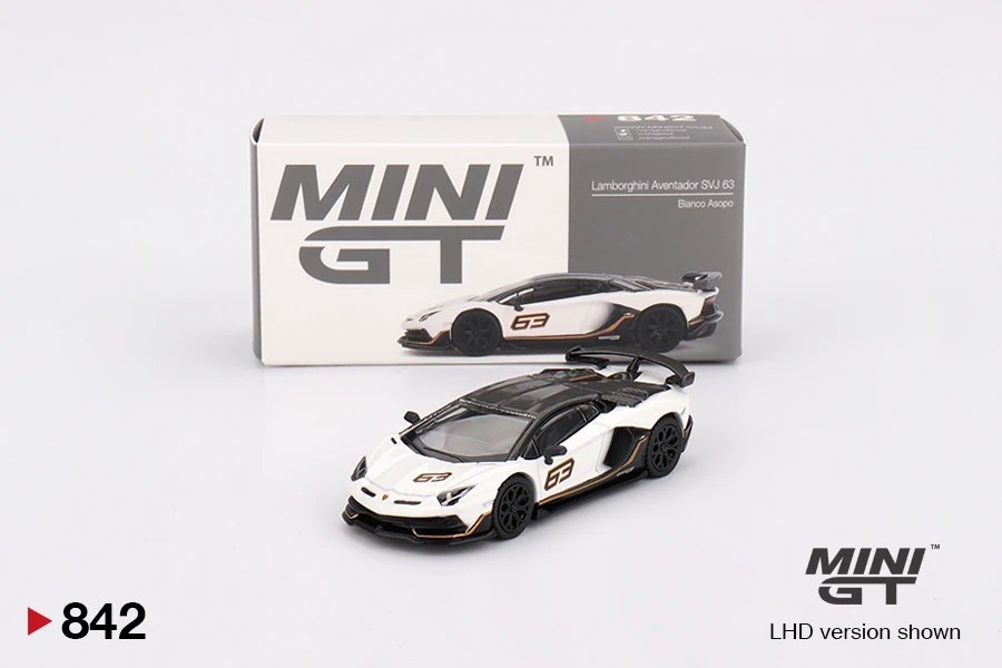 Hot Wheels Lamborghini Aventador SVJ 63 Bianco Asopo