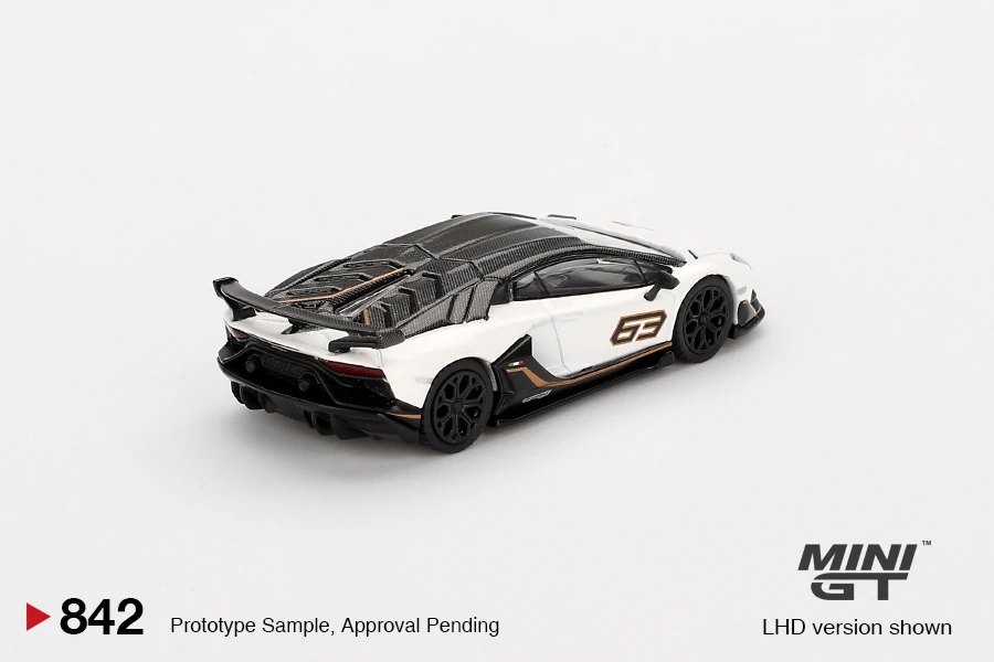 2024 Lamborghini Aventador SVJ 63 White: Image 4