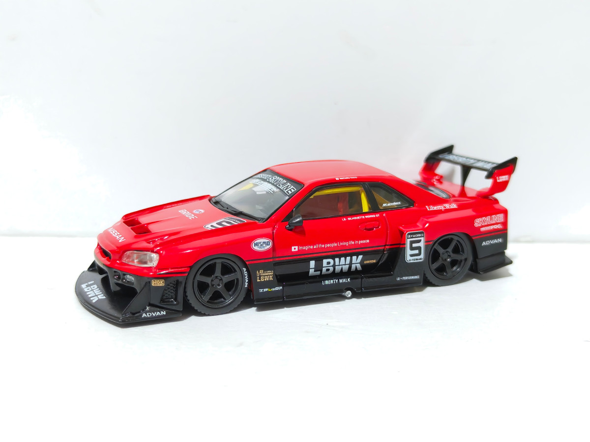 2024 Nissan LB-ER34 Super Silhouette Skyline Red/Black Red: No Package: Image 5