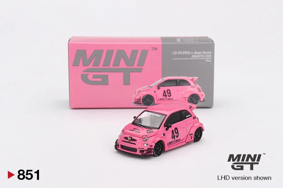 2024 Abarth 595 LB-Works x Abas Works Pink: No Package: Image 4