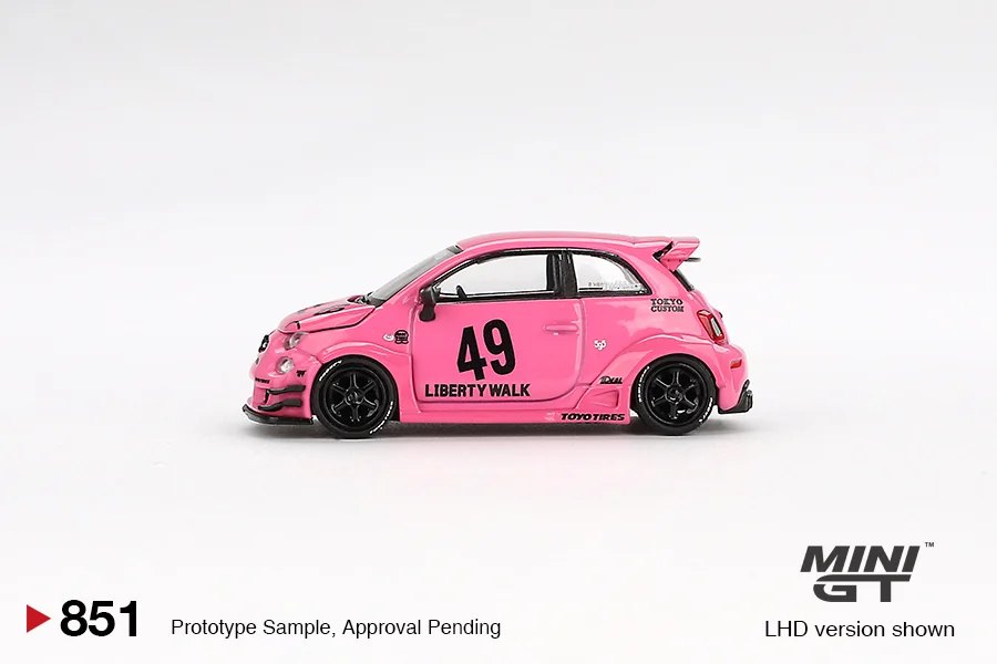 2024 Abarth 595 LB-Works x Abas Works Pink: No Package: Image 3