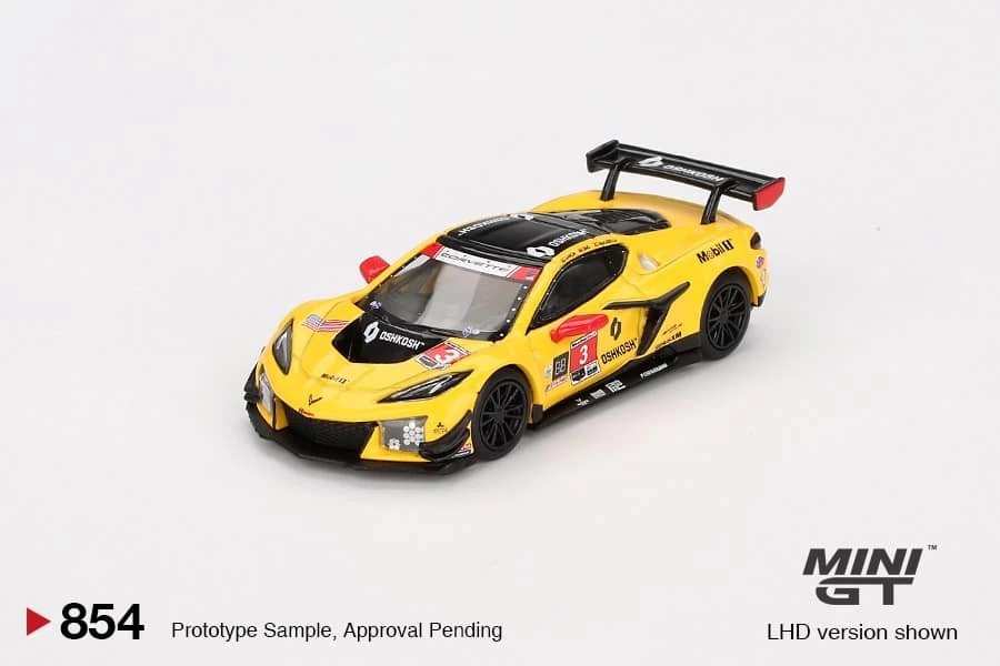 Hot Wheels Chevrolet Corvette Z06 GT3.R #3 Corvette Racing by Pratt Miller Motorsports 2024 IMSA Daytona 24 Hrs