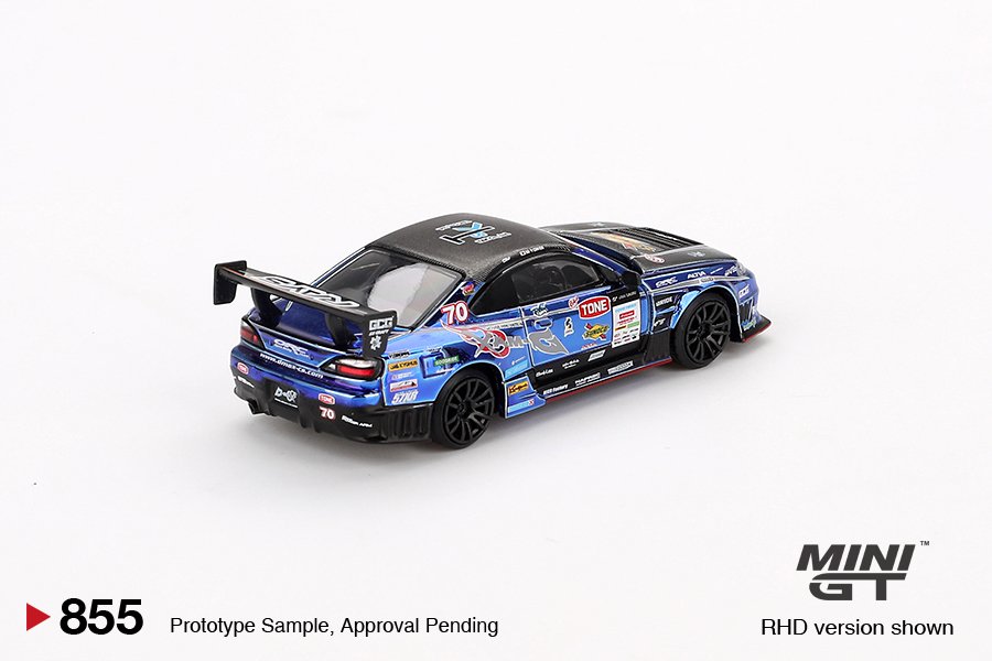 2023 Nissan Silvia (S15) D-MAX #70 D-MAX Racing 2023 D1 Grand Prix Blue: Image 4