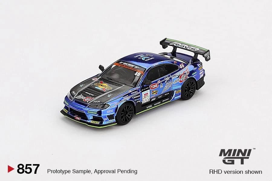 Hot Wheels Nissan Silvia (S15) D-MAX #46 D-MAX Racing 2023 D1 Grand Prix