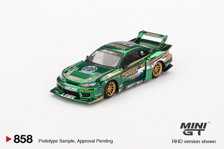 2024 Nissan Silvia S15 LB-Super Silhouette LBWK 2024 Fausto Racing Green: Image 4