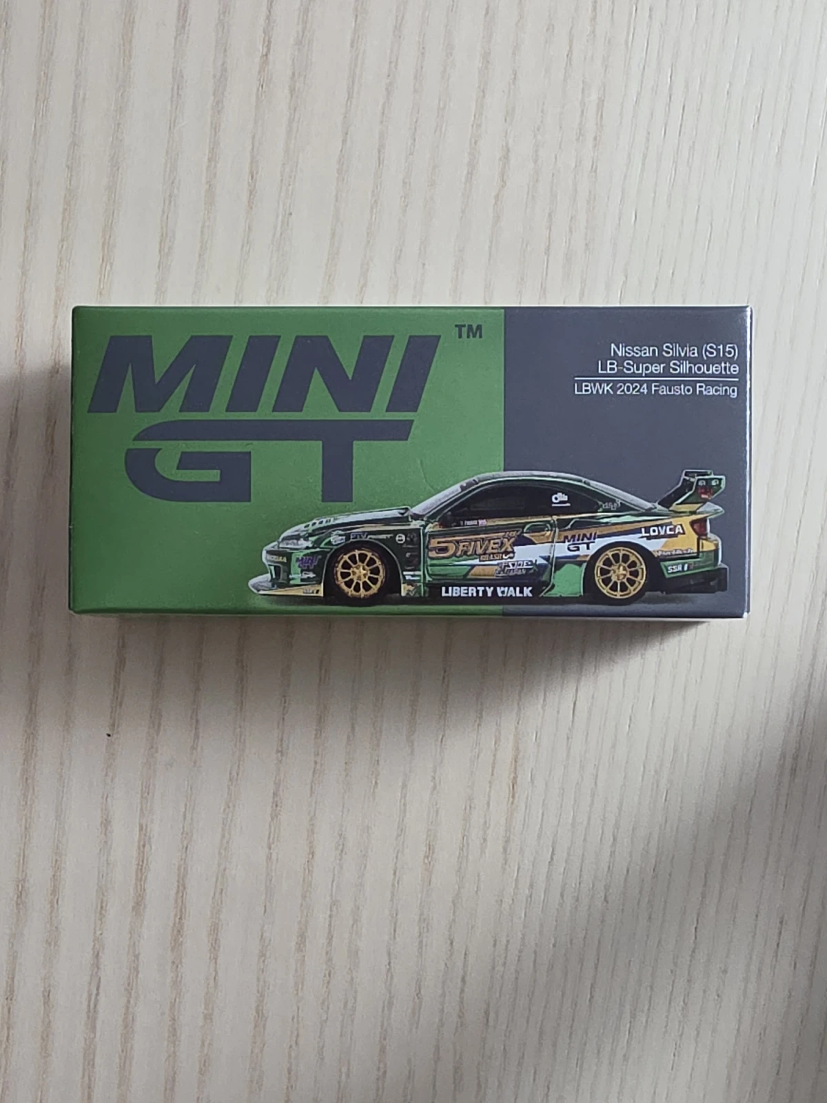 2024 Nissan Silvia S15 LB-Super Silhouette LBWK 2024 Fausto Racing Green: Box: Image 5
