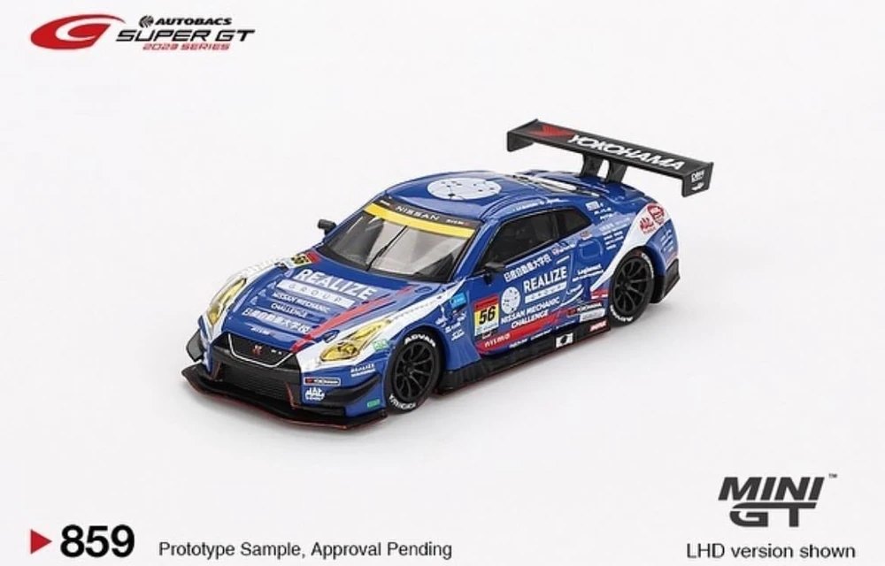 Hot Wheels Nissan GT-R NISMO GT3 #56 "Realize Nissan Mechanic Challenge GT-R" Kondo Racing 2023 Super GT Seriees