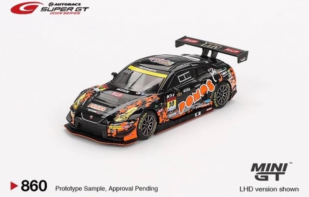 Hot Wheels Nissan GT-R NISMO GT3 #10 "Ponos Gainer GT-R" Gainer 2023 Super GT Series