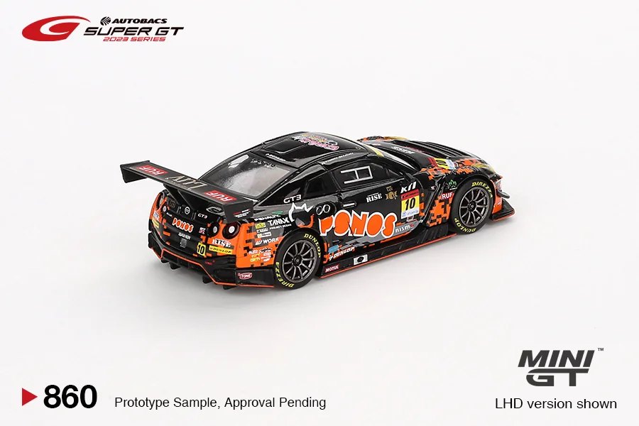 Nissan GT-R NISMO GT3 #10 "Ponos Gainer GT-R" Gainer 2023 Super GT Series: No Package: Image 2