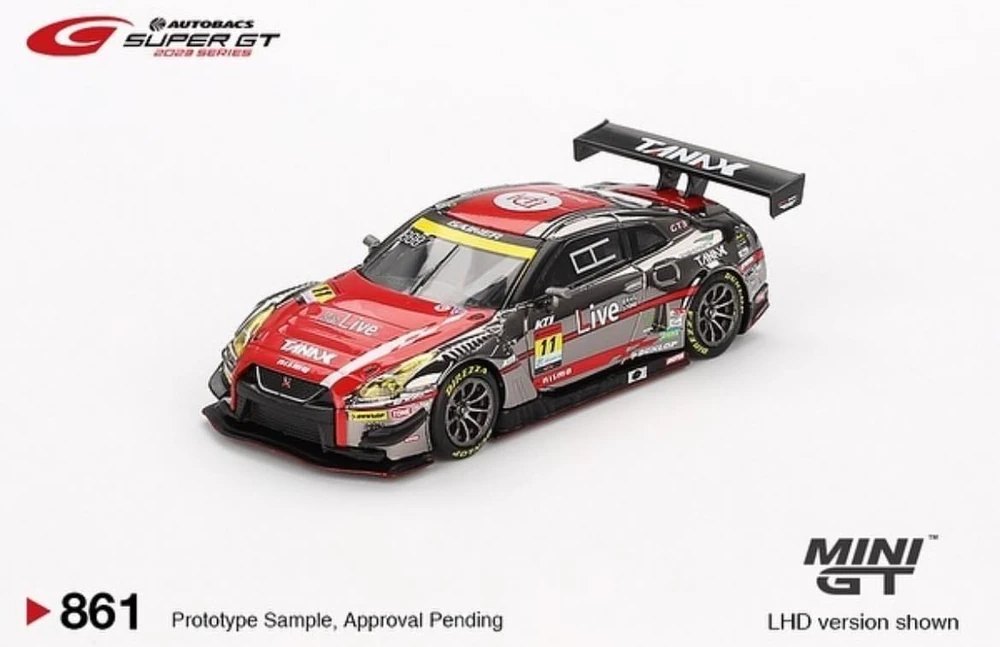 Hot Wheels Nissan GT-R NISMO GT3 #11 "Gainer Tanax GT-R" Gainer 2023 Super GT Series