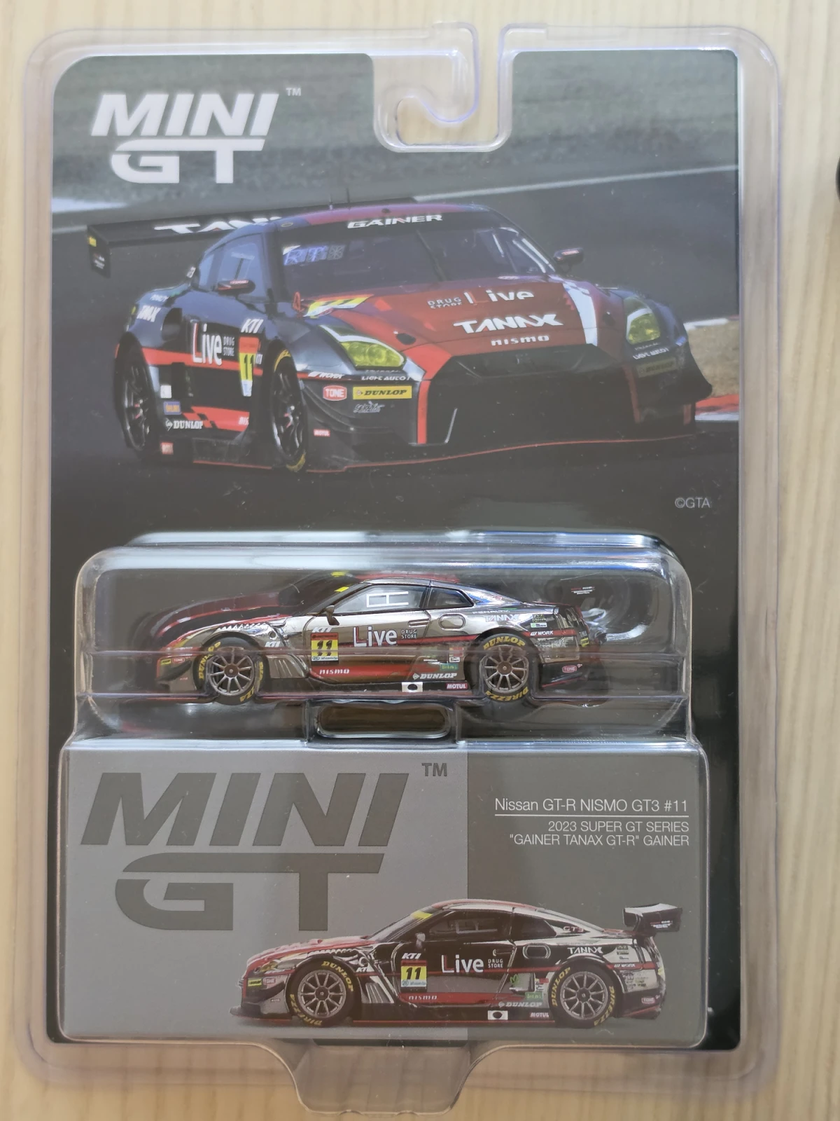 2025 Nissan GT-R NISMO GT3 #11 "Gainer Tanax GT-R" Gainer 2023 Super GT Series: Blister: Image 2