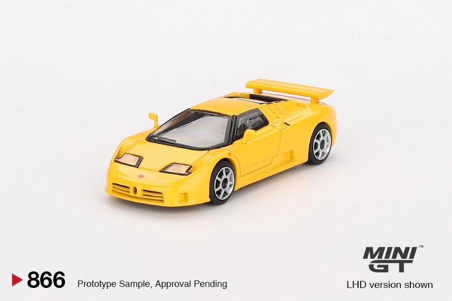 Hot Wheels Bugatti EB110 Super Sport Giallo Bugatti