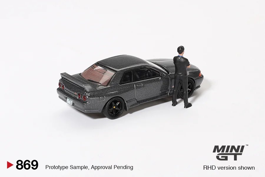 2025 Nissan Skyline GT-R (R32) Gunmetal W/ Matsuda Figure: No Package: Image 2