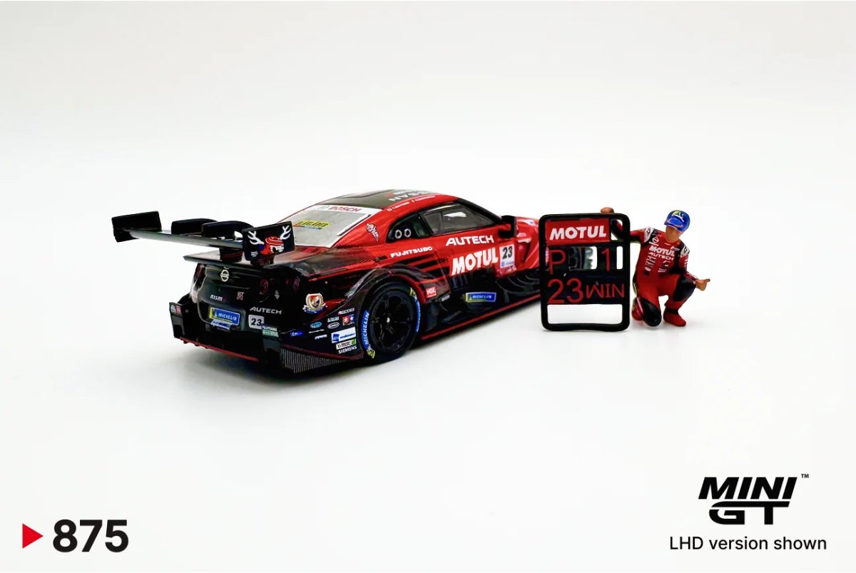 Nissan GT-R NISMO #23 "MOTUL AUTECH GT-R 2021" Super GT Series Suzuka Winner w/ Matsuda Figure: No Package: Image 4