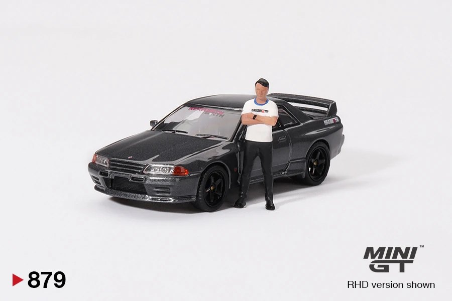 Hot Wheels Nissan Skyline GT-R (R32) Gunmetal W/ Matsuda Figure TAS 2025