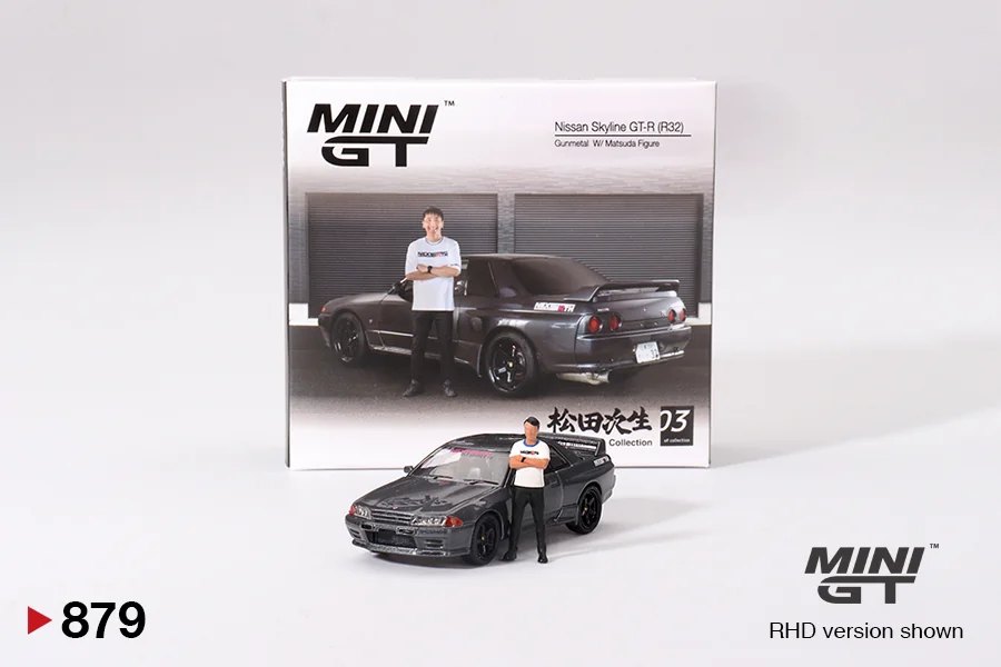 2025 Nissan Skyline GT-R (R32) Gunmetal W/ Matsuda Figure TAS 2025: No Package: Image 4