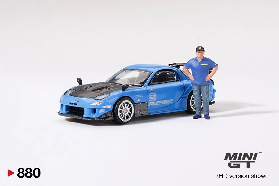 Hot Wheels Mazda RE-Amemiya 20B NA 3ROTAR-7 w/ Ama-san figure