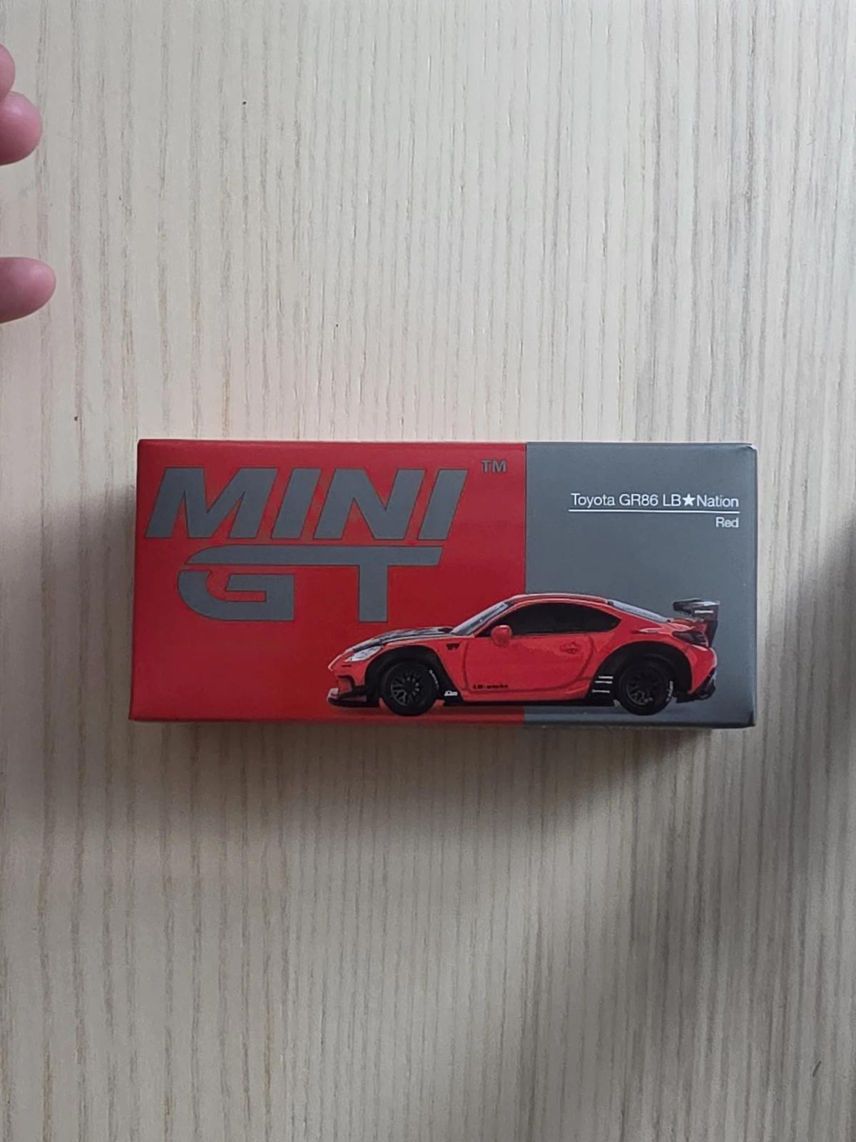 LB★Nation Toyota GR86 Red Red: Box: Image 2