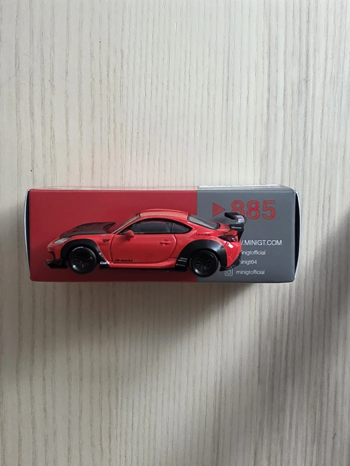 LB★Nation Toyota GR86 Red Red: No Package: Image 4