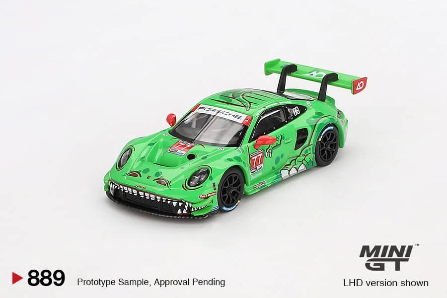 Hot Wheels Porsche 911 GT3 R #77 AO Racing 2024 IMSA Daytona 24 Hrs GTD Pro 2nd Place