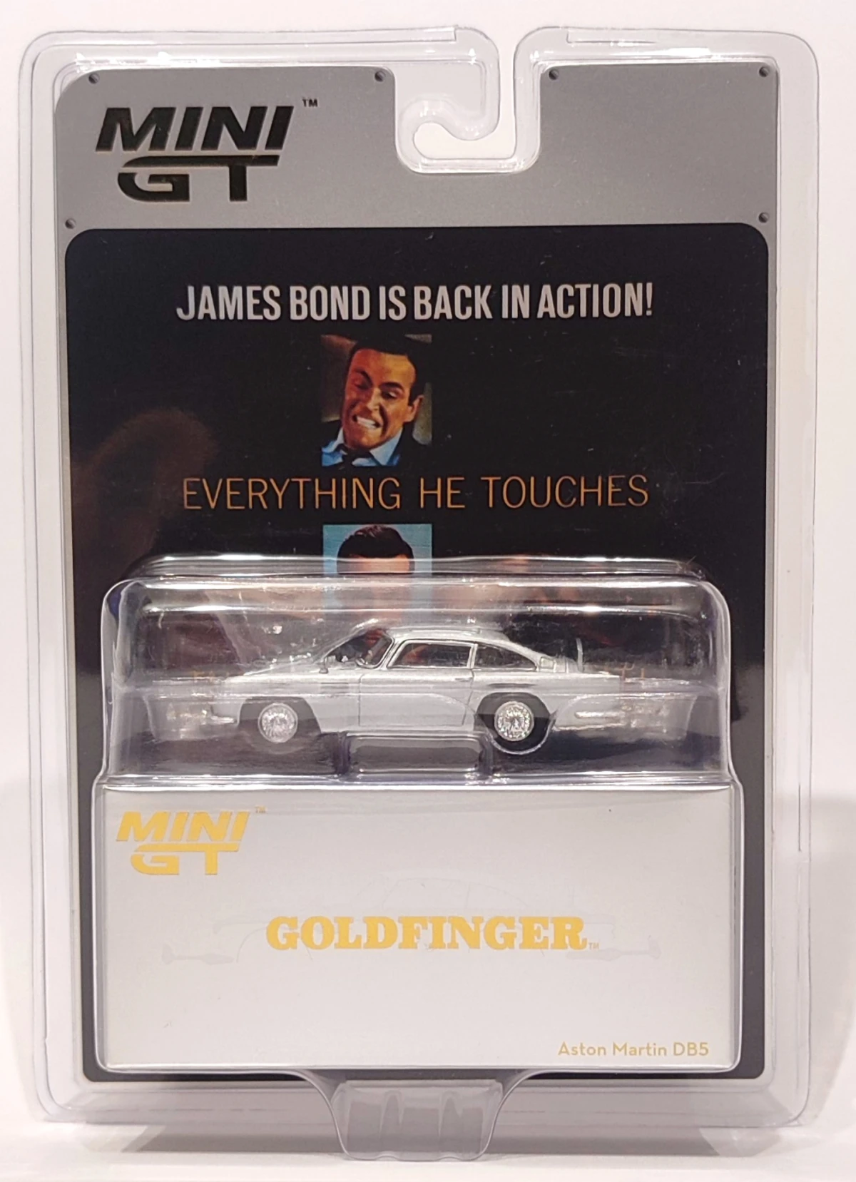 2024 Aston Martin DB5 "Goldfinger" Silver: Blister: Image 2