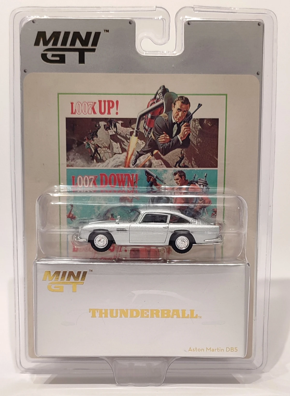 2025 Aston Martin DB5 "Thunderball" Silver: Blister: Image 2