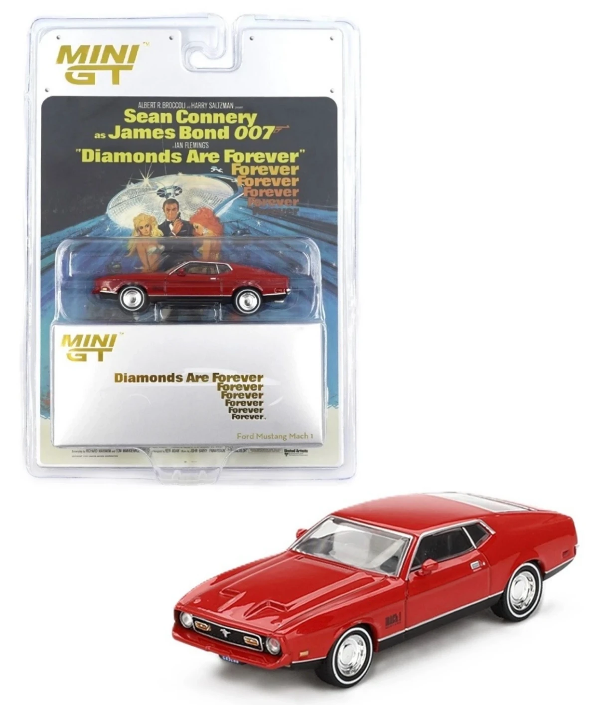 2025 Ford Mustang Mach 1 "Diamonds Are Forever" Red: Blister: Image 2
