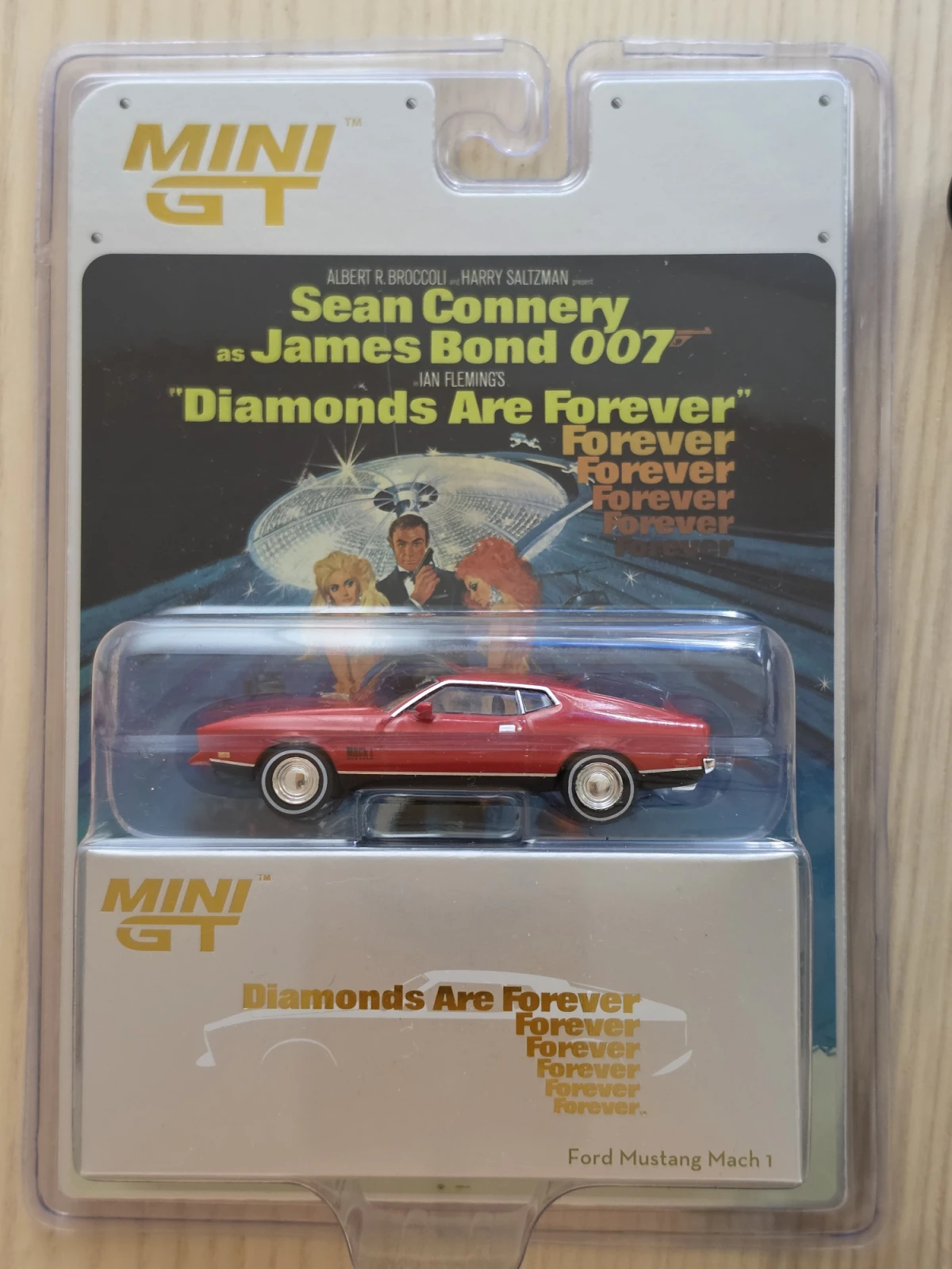 2025 Ford Mustang Mach 1 "Diamonds Are Forever" Red: Blister: Image 4