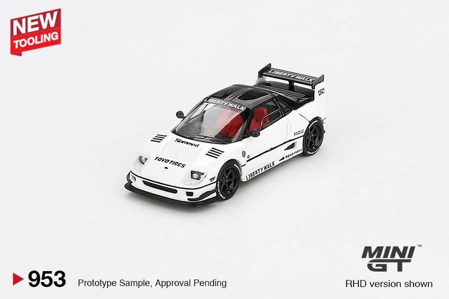 Hot Wheels Mazda AZ-1 Liberty Walk LB40 White 2024 Tokyo Auto Salon