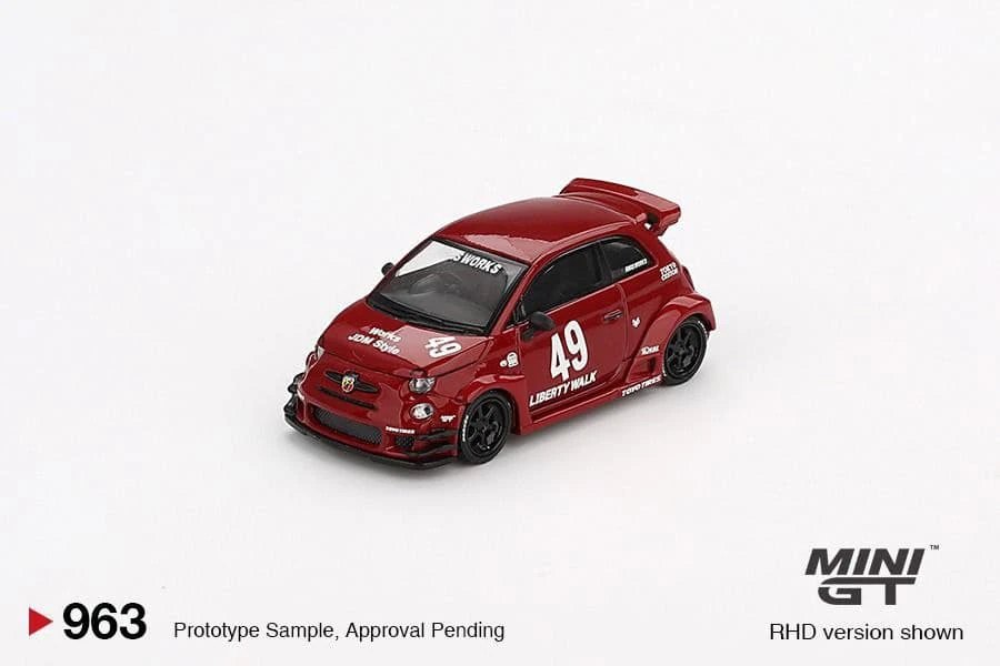 Hot Wheels LB-Works x Abas Works ABARTH 595 Red