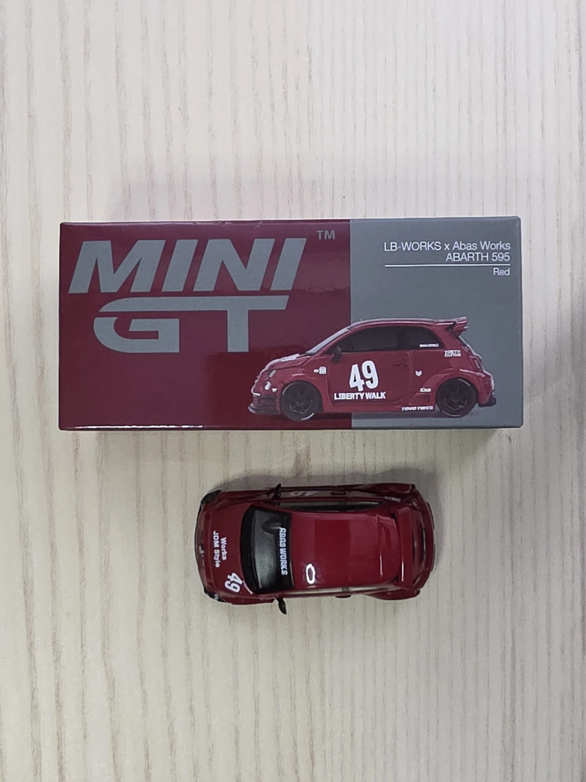 2025 LB-Works x Abas Works ABARTH 595 Red Red: No Package: Image 2