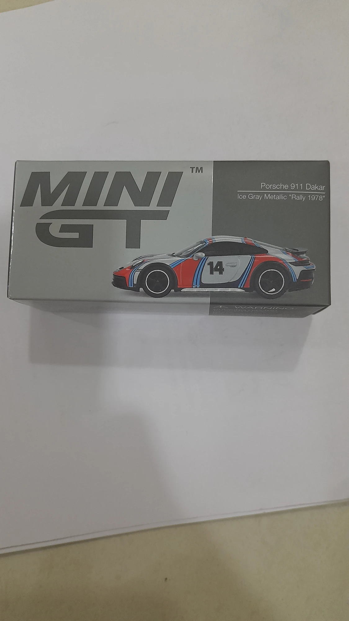 2025 Porsche 911 Dakar Ice Grey Metallic "Rally 1978" Grey: Box: Image 2