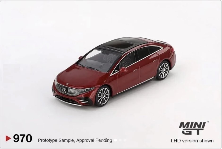 Hot Wheels Mercedes-Benz EQS 580 4MATIC Red Metallic