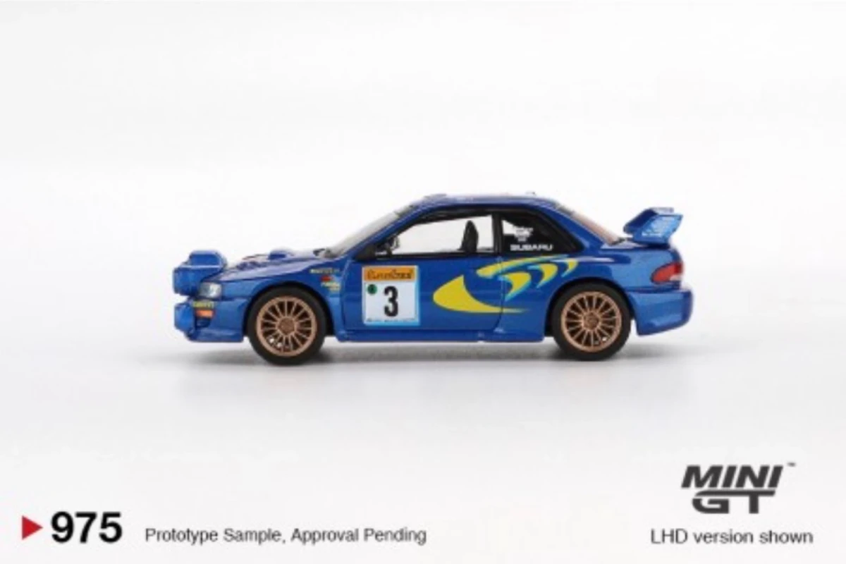 2025 Subaru Impreza WRC98 1998 Rally Monte-Carlo 3rd Place #3 Blue: No Package: Image 3