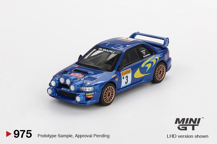 2025 Subaru Impreza WRC98 1998 Rally Monte-Carlo 3rd Place #3 Blue: Image 2