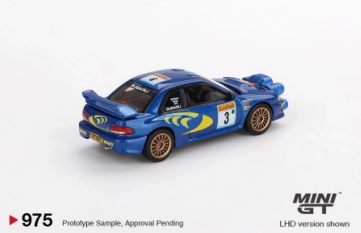 2025 Subaru Impreza WRC98 1998 Rally Monte-Carlo 3rd Place #3 Blue: No Package: Image 4