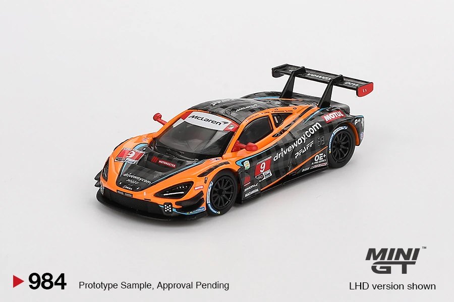 Hot Wheels McLaren 720S GT3 Evo Pfaff Motorsports 2024 IMSA Daytona 24 Hrs