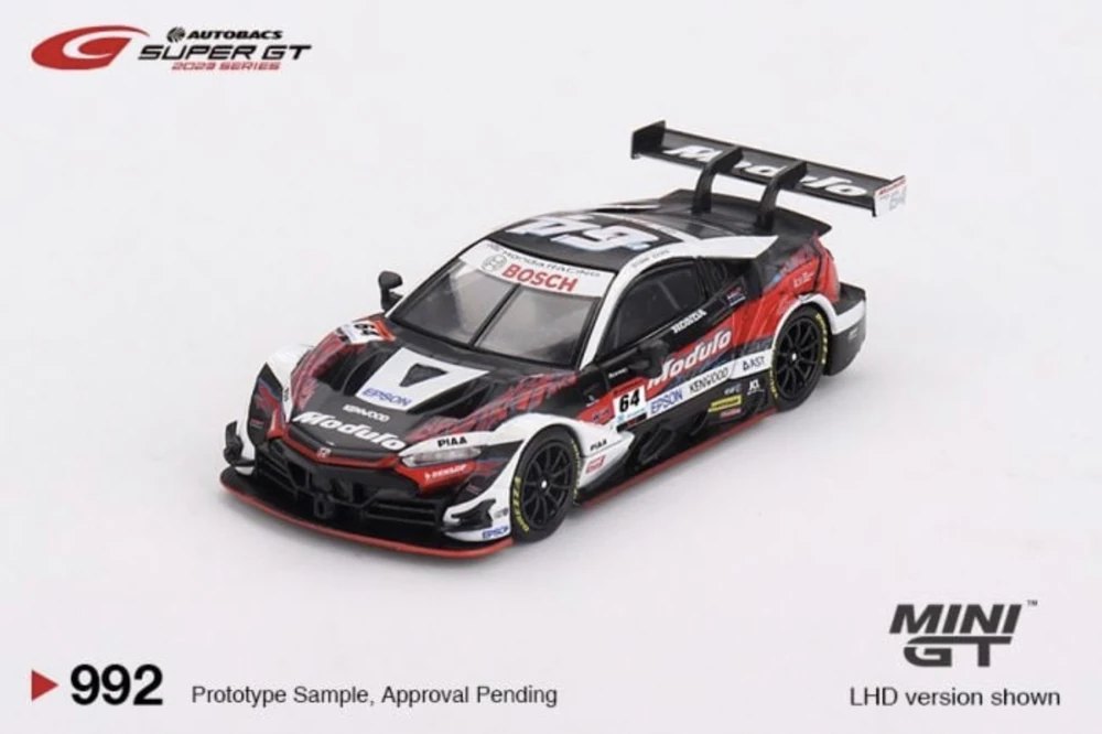 Hot Wheels Honda NSX-GT “Type S” GT500
#64 “Modulo NSX-GT” Modulo Nakajima Racing 
2023 SUPER GT Series