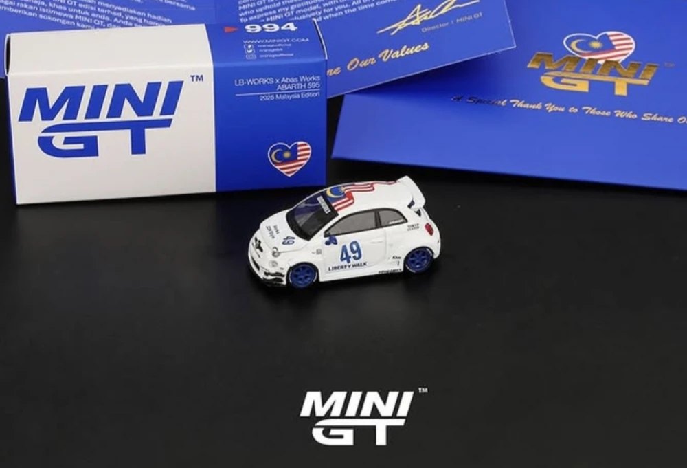 Hot Wheels LB-WORKS x Abas Works ABARTH 595