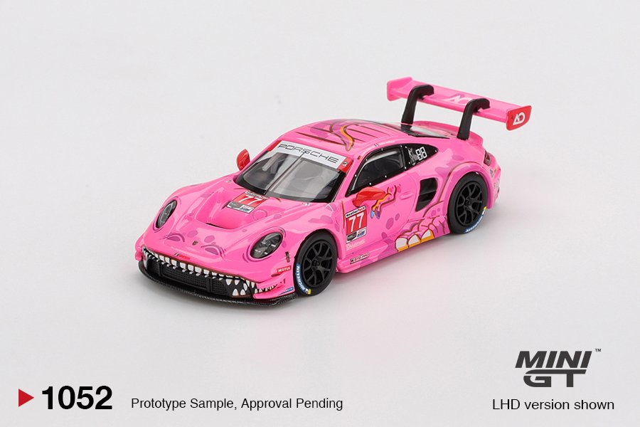 Hot Wheels Porsche 911 GT3 R#77 AO Racing 2024 IMSA ROAD AMERICA
