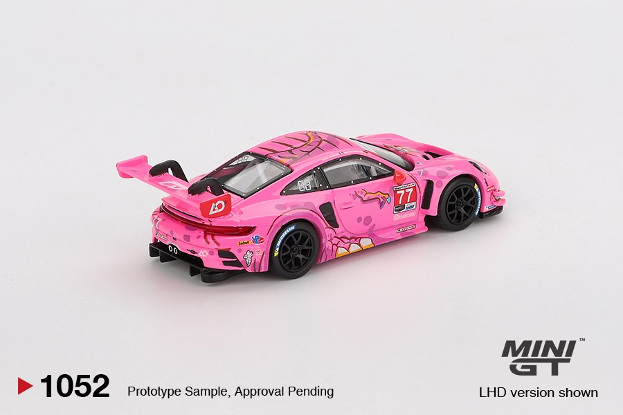 2025 Porsche 911 GT3 R#77 AO Racing 2024 IMSA ROAD AMERICA Pink: Image 3